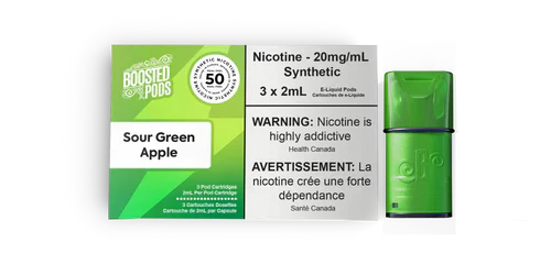 Boosted s50 Stlth Pod 3x2mL Sour Green Apple