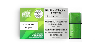 Boosted s50 Stlth Pod 3x2mL Sour Green Apple