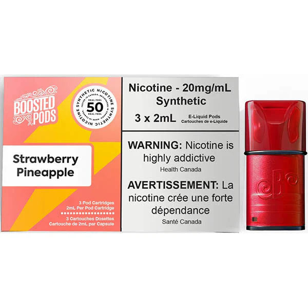 Boosted s50 Stlth Pod 3x2mL Strawberry Pineapple