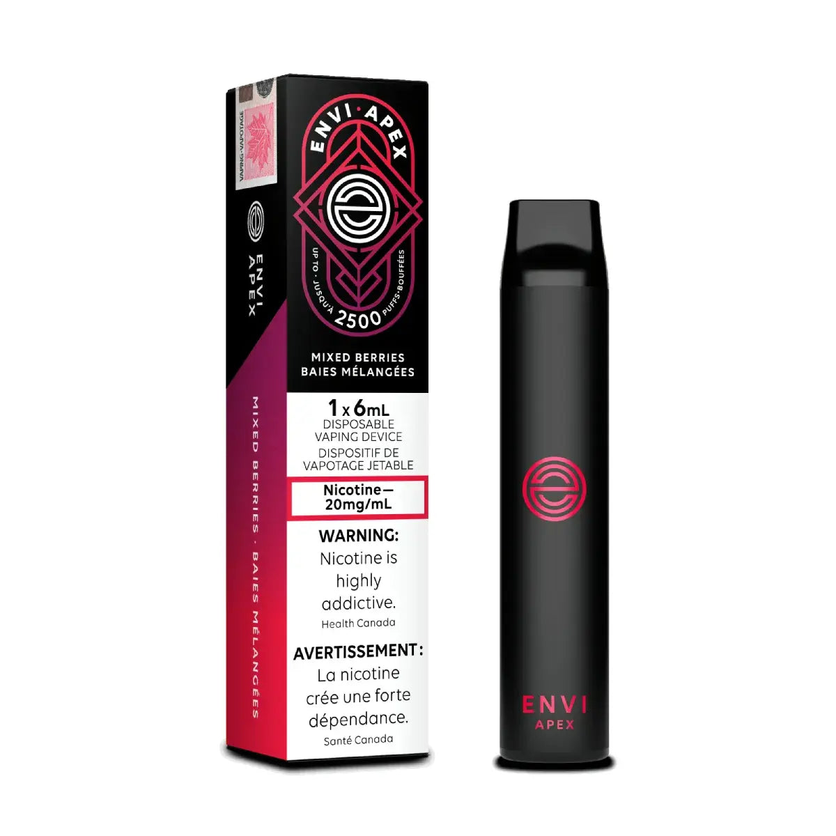 Envi Apex2500 Disposable Vape Mixed Berries