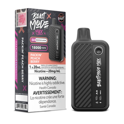 Flavour Beast Beast Mode18000 Rechargeable Vape Packin Peach Berry