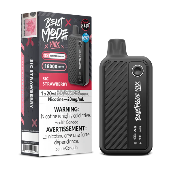 Flavour Beast Beast Mode18000 Rechargeable Vape Sic Strawberry