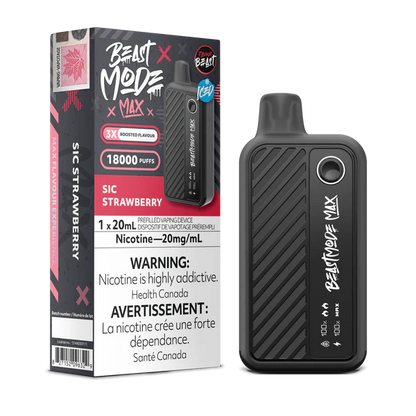 Flavour Beast Beast Mode18000 Rechargeable Vape Sic Strawberry