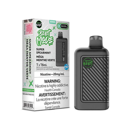 Flavour Beast Beast Mode8000 Rechargeable Vape Super Spearmint Iced