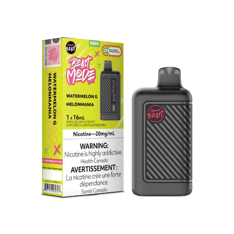 Flavour Beast Beast Mode8000 Rechargeable Vape Watermelon G