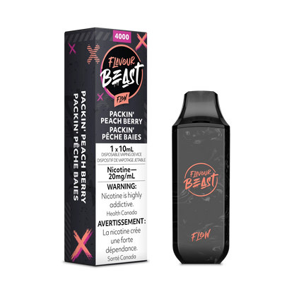 Flavour Beast Flow4000 Rechargeable Vape Packin Peach Berry