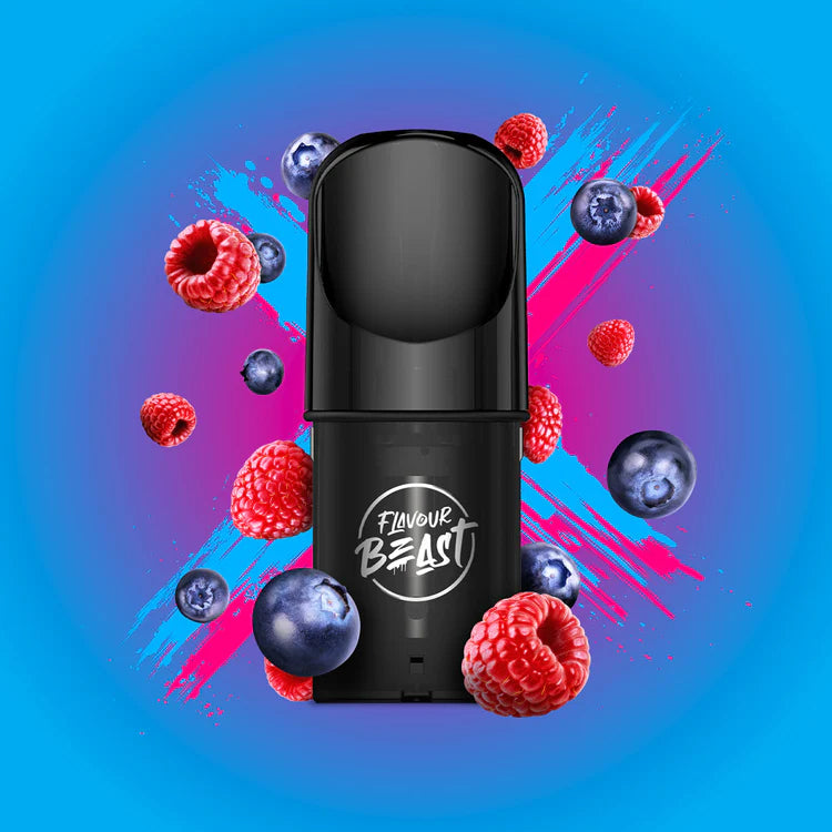 Flavour Beast Stlth Pod 3x2mL Bomb Blue Razz