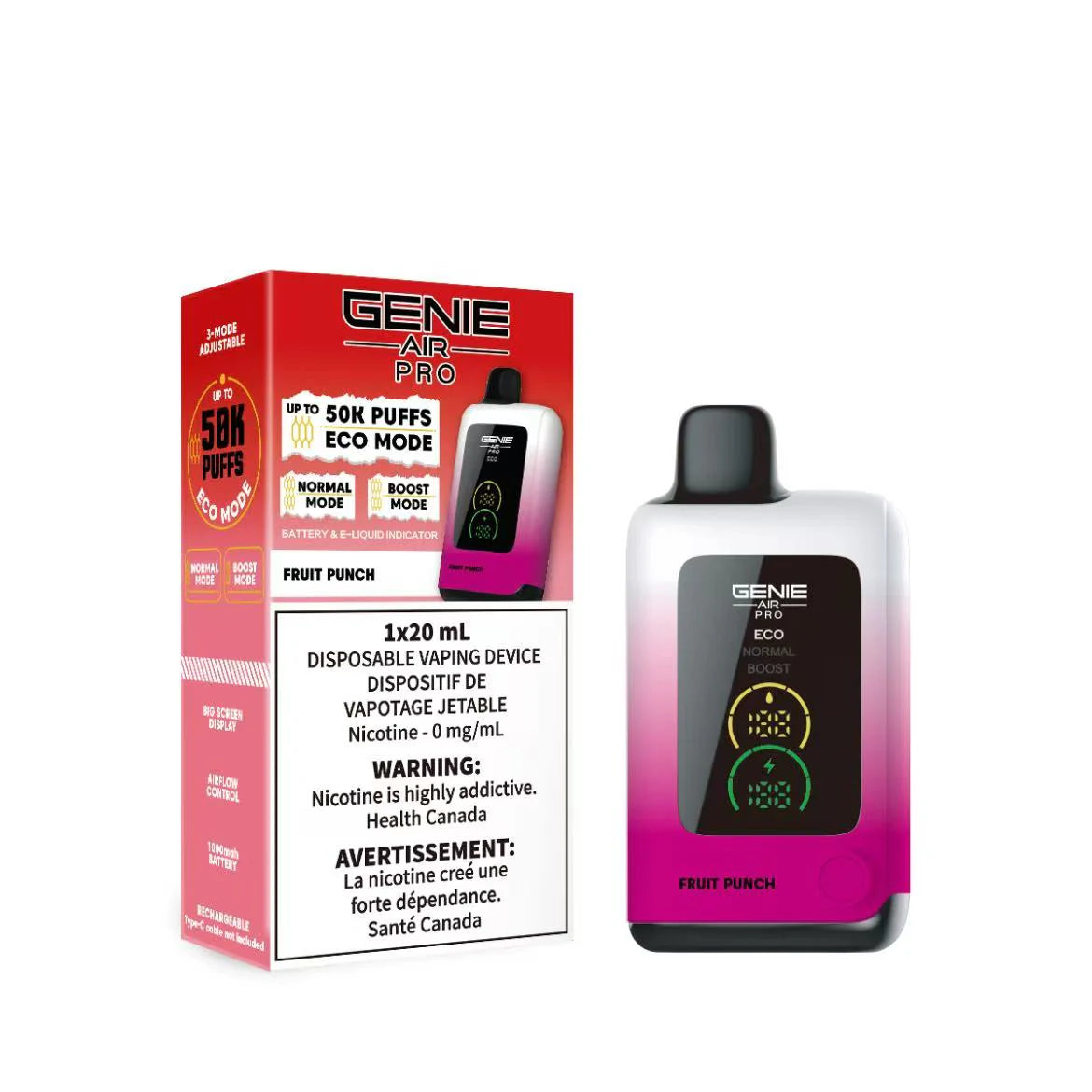 free vapes for sale Genie Air Pro 50K 19ml Flavor:Orange Fcuking Fab Pumpkin Spice - Just