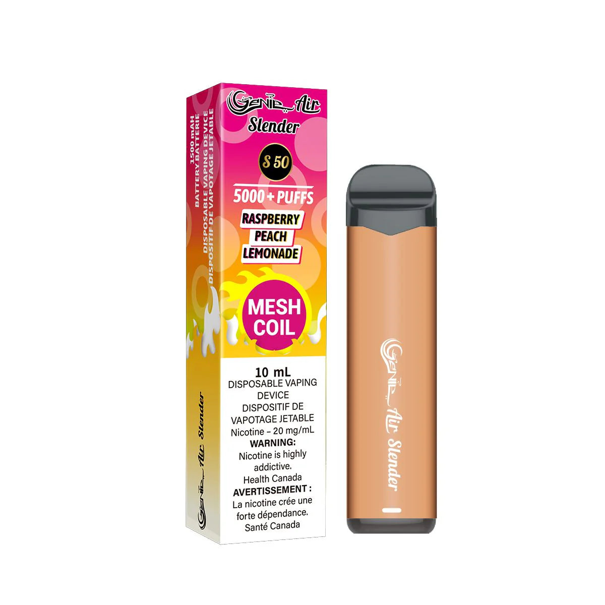 Genie Air Slender5000 Raspberry Peach Lemonade