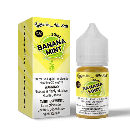 Genie Nic Salt E Liquid s50 30ml Banana Mint