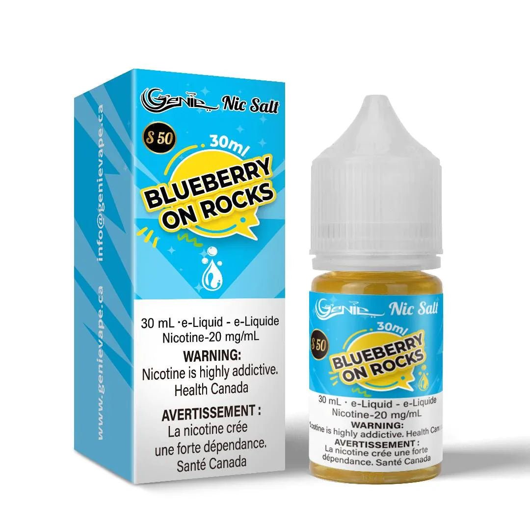 Genie Nic Salt E Liquid s50 30ml Blueberry On Rocks