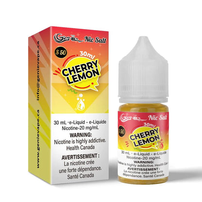 Genie Nic Salt E Liquid s50 30ml Cherry Lemon