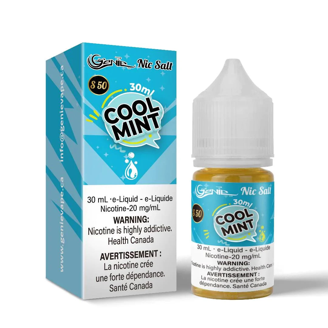 Genie Nic Salt E Liquid s50 30ml Cool Mint