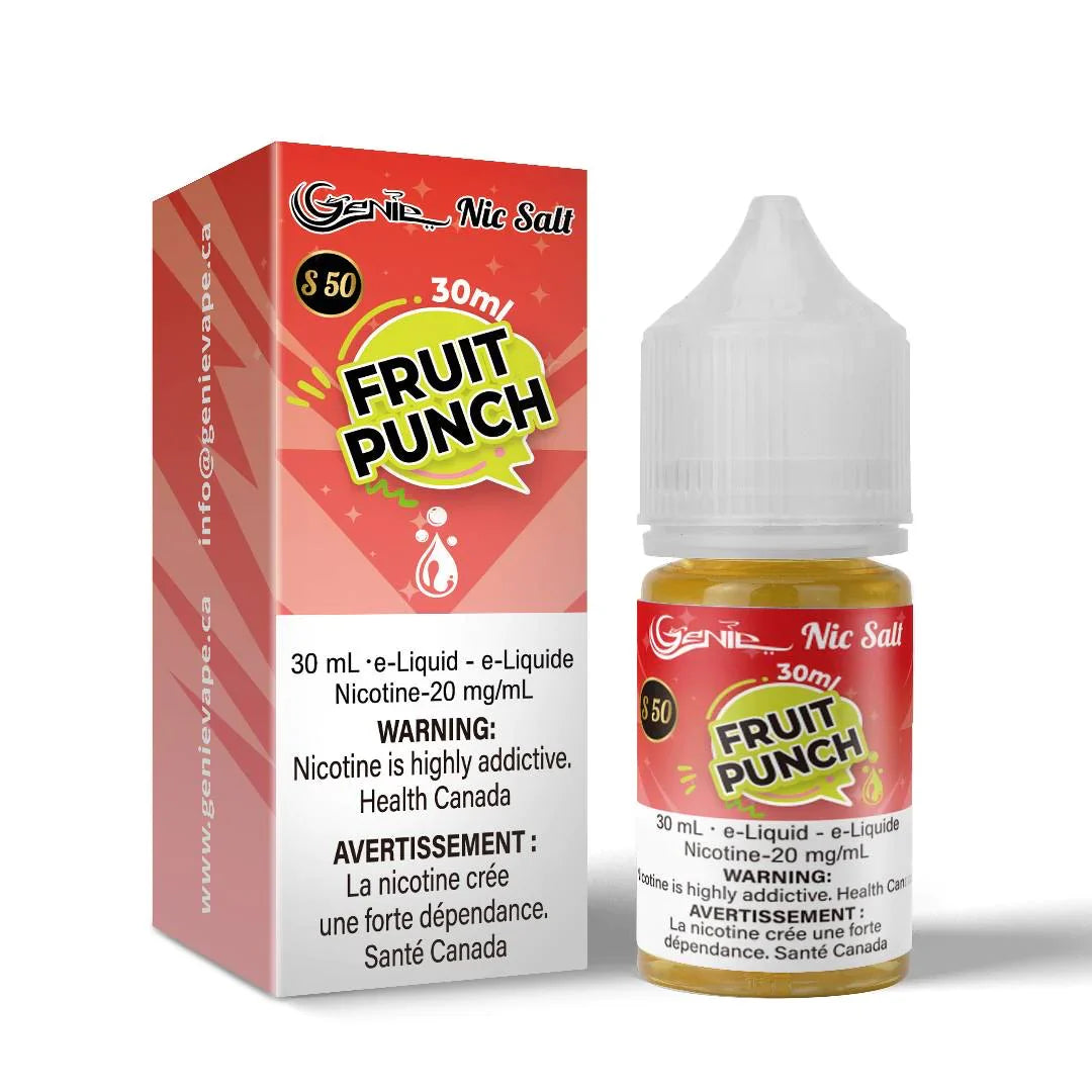 Genie Nic Salt E Liquid s50 30ml Fruit Punch