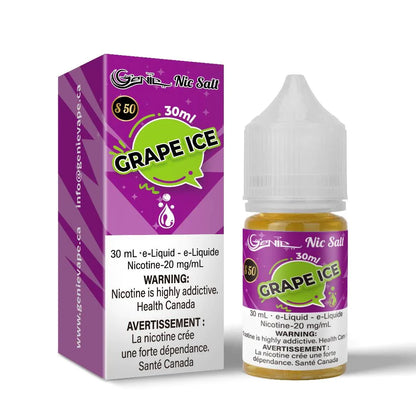 Genie Nic Salt E Liquid s50 30ml Grape Ice