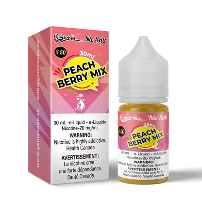 Genie Nic Salt E Liquid s50 30ml Peach Berry Mix