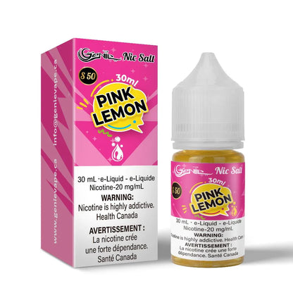 Genie Nic Salt E Liquid s50 30ml Pink Lemon