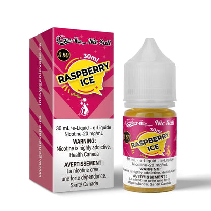 Genie Nic Salt E Liquid s50 30ml Raspberry Ice