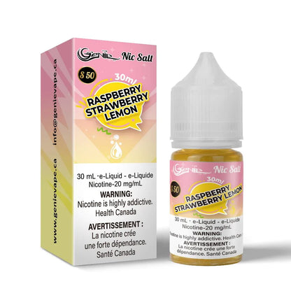 Genie Nic Salt E Liquid s50 30ml Raspberry Strawberry Lemon