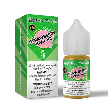 Genie Nic Salt E Liquid s50 30ml Strawberry Kiwi Ice