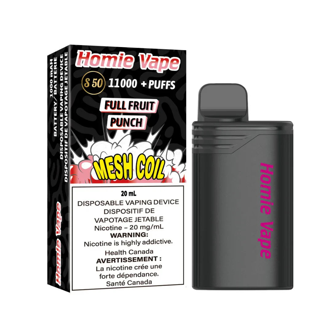 Homie Vape11000 Full Fruit Punch