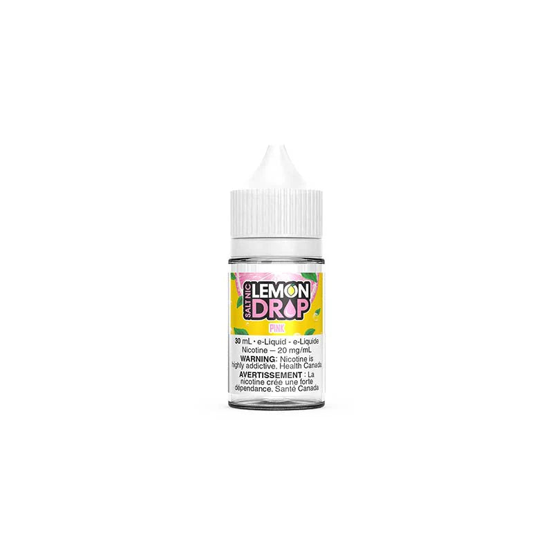 Lemon Drop Nic Salt E Liquid 30ml Pink