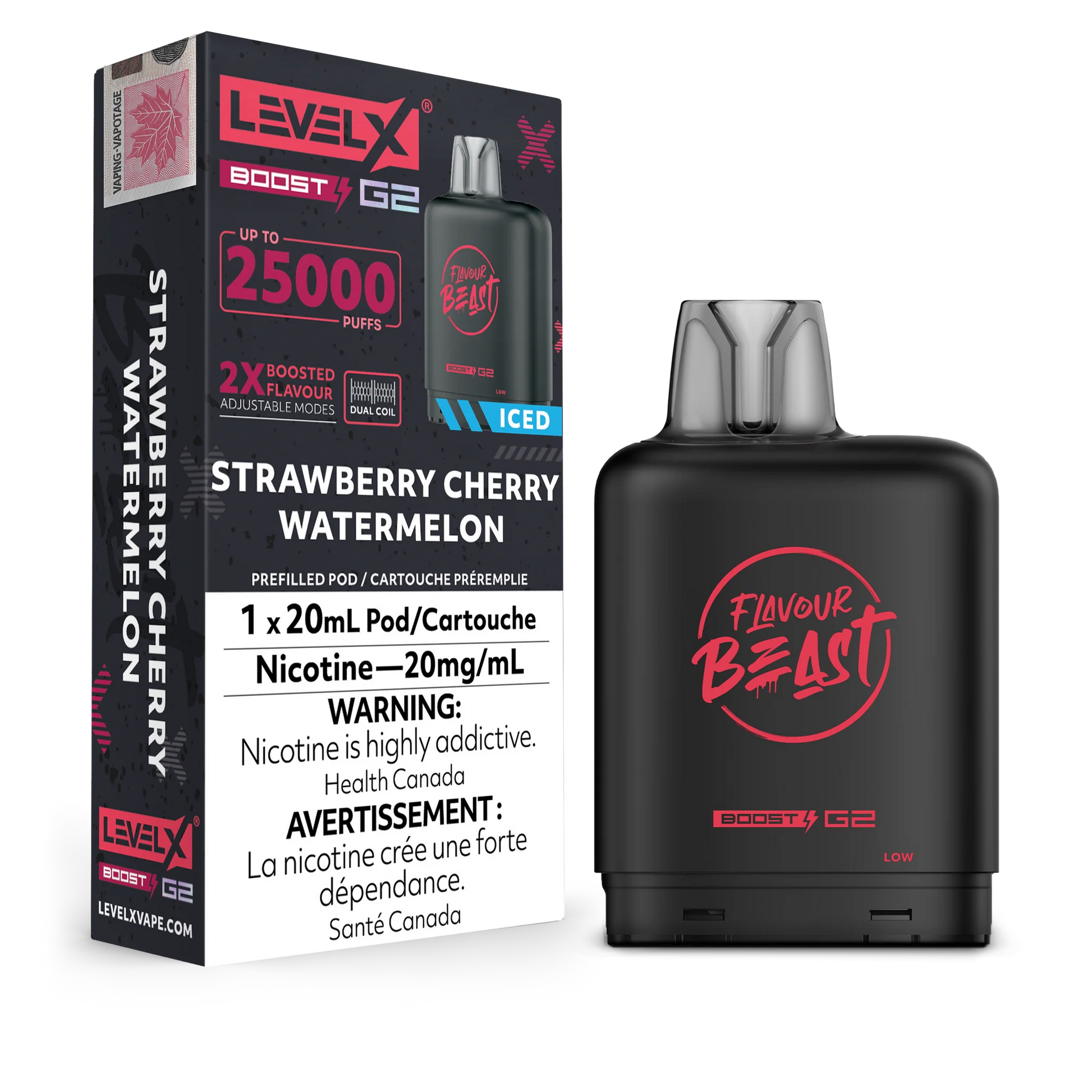 level x g2 boost 25k strawberry cherry watermelon