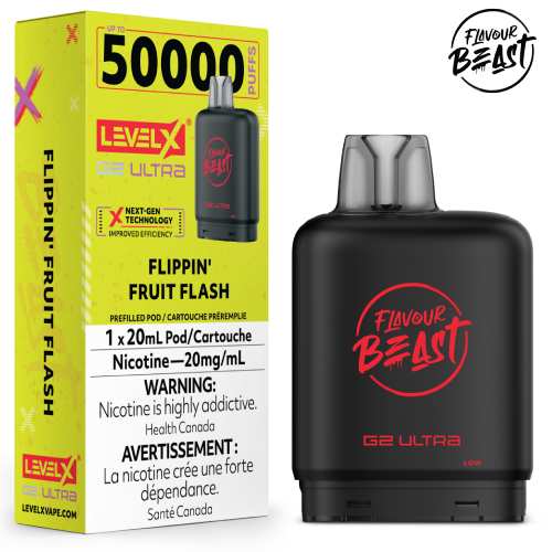 level x g2 ultra 50k flippin fruit flash 20mg