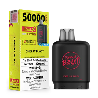 level x g2 ultra 50k pods cherry blast 20mg