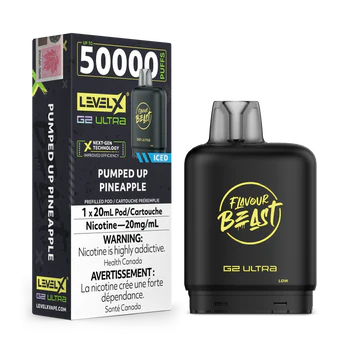 level x g2 ultra pods pumped up pineapple 20mg