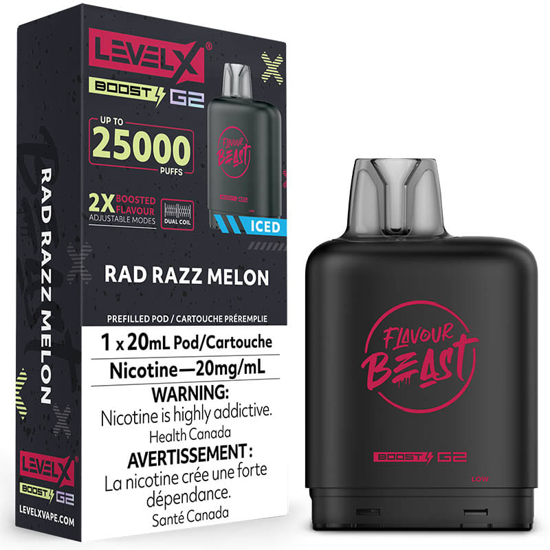 FLAVOUR BEAST LEVEL X BOOST G2 PODS 25K