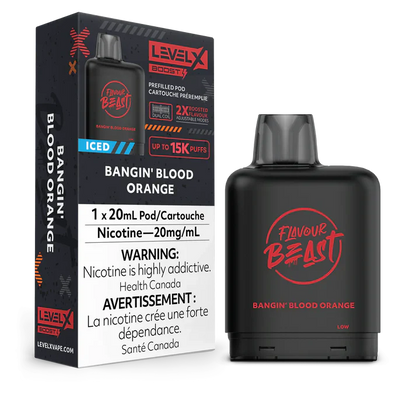 Level X Flavour Beast 15k Pod Bangin Blood Orange Iced