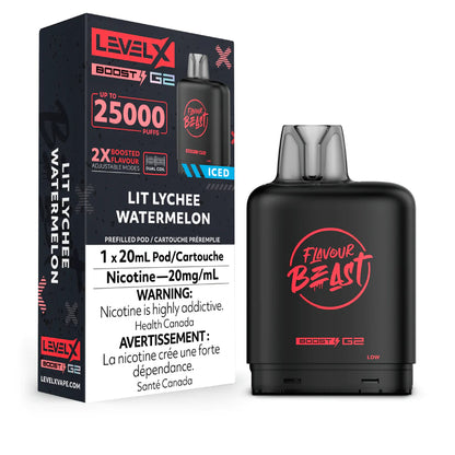 BOÎTES DE BOOST G2 DE NIVEAU X DE LA BÊTE DE SAVEUR 25 000 (ON)