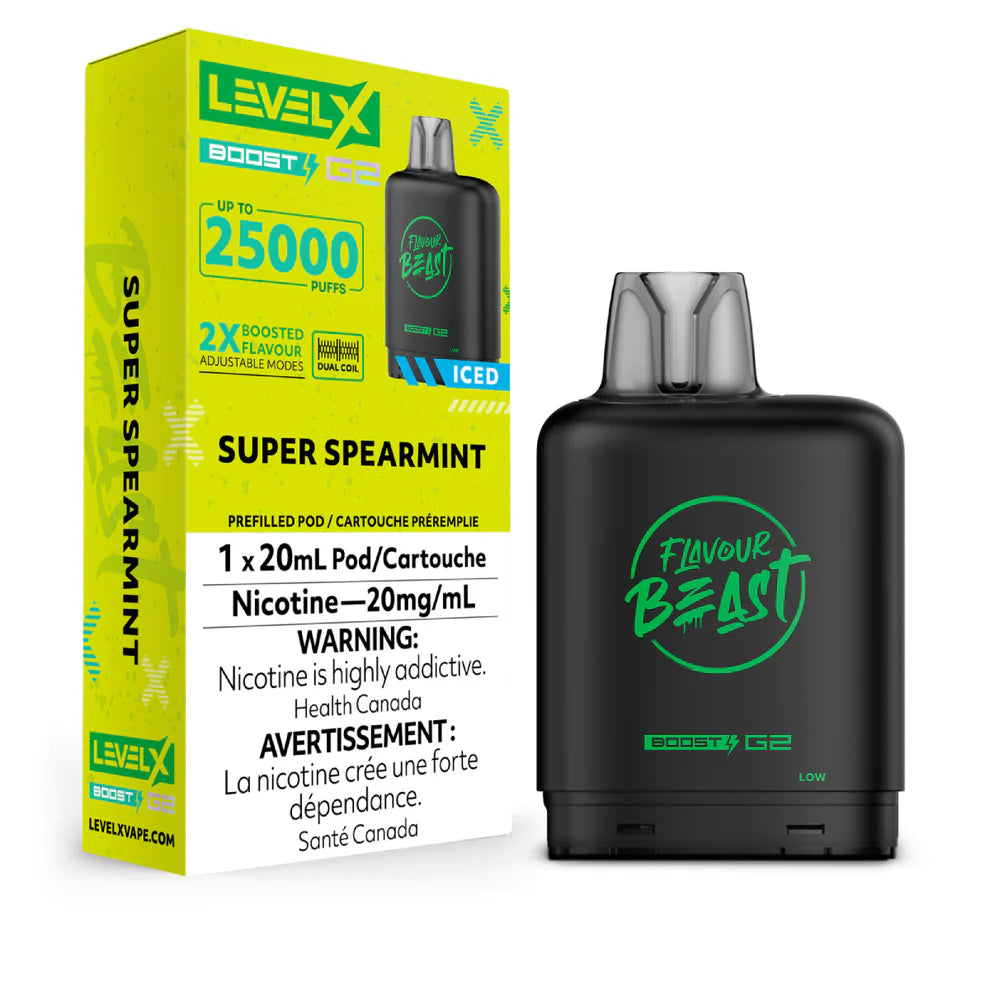 BOÎTES DE BOOST G2 DE NIVEAU X DE LA BÊTE DE SAVEUR 25 000 (ON)