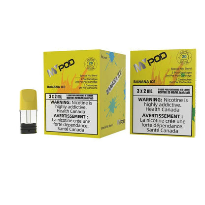 Mypod Stlth PopHit Pod 3x2mL Banana Ice