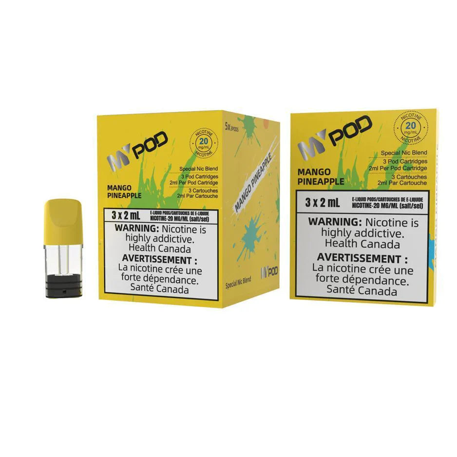 Mypod Stlth PopHit Pod 3x2mL Mango Pineaaple