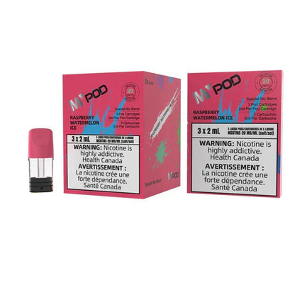 Mypod Stlth PopHit Pod 3x2mL Raspberry Watermelon Ice