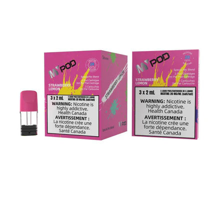 Mypod Stlth PopHit Pod 3x2mL Strawberry Lemon