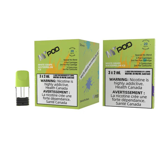 Mypod Stlth PopHit Pod 3x2mL White Grape Watermelon Ice