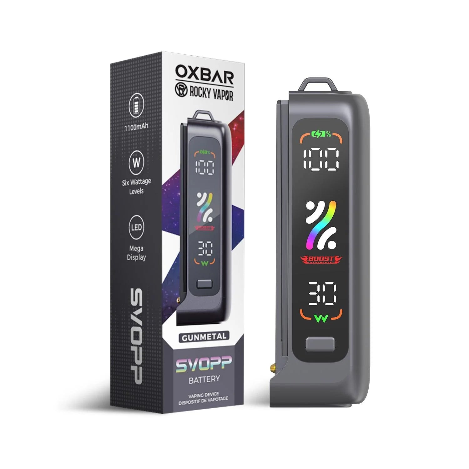 voopoo argus pro screen OXBAR SVOPP DEVICE (BATTERY) – Galaxy Vapes Inc