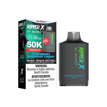 ripper x 50k pod strawberry raspberry cherry 20mg