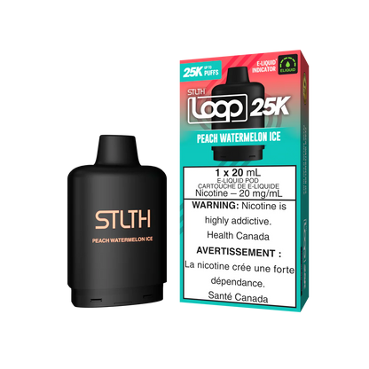 stlth loop 25k pods peach watermelon ice