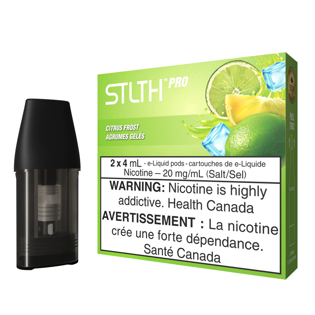 Stlth Pro Pod Mesh Coil 2x4ml Citrus Frost