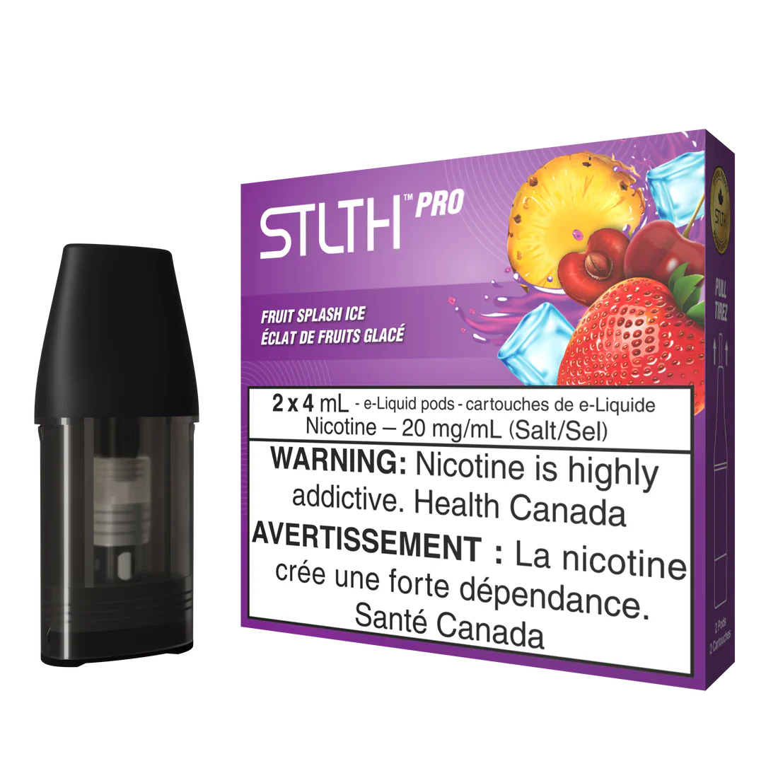 Stlth Pro Pod Mesh Coil 2x4ml Fruit Splash Ice