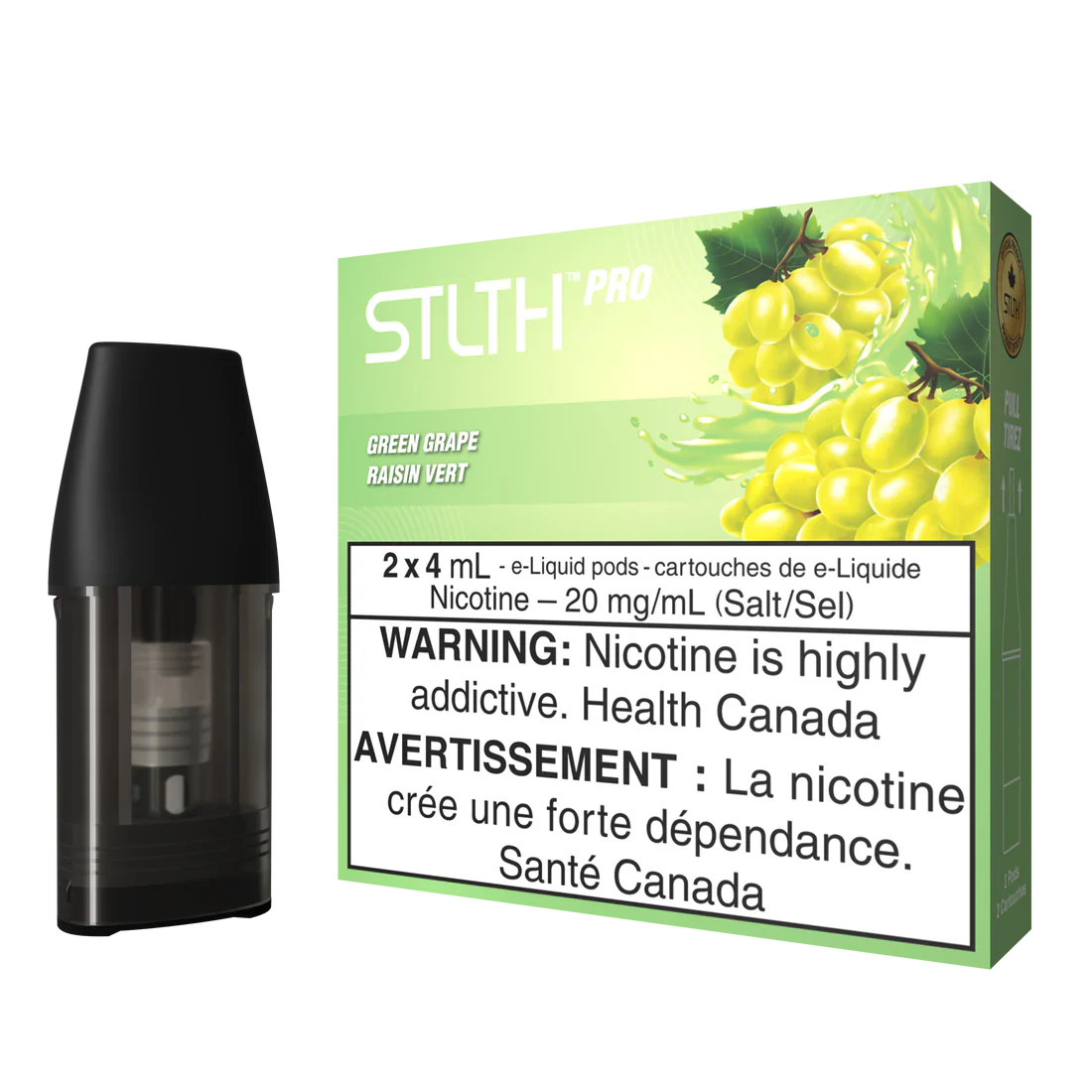 Stlth Pro Pod Mesh Coil 2x4ml Green Grape