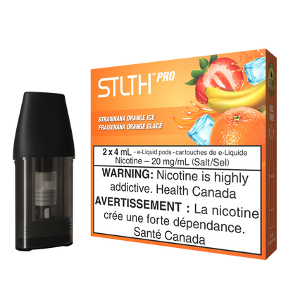 Stlth Pro Pod Mesh Coil 2x4ml Strawnana Orange Ice