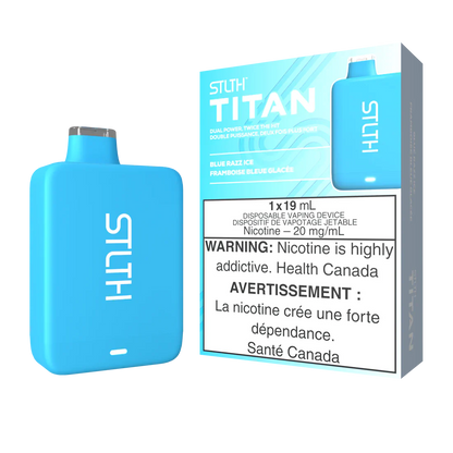 Stlth Titan Rechargeable Vape Blue Razz Ice