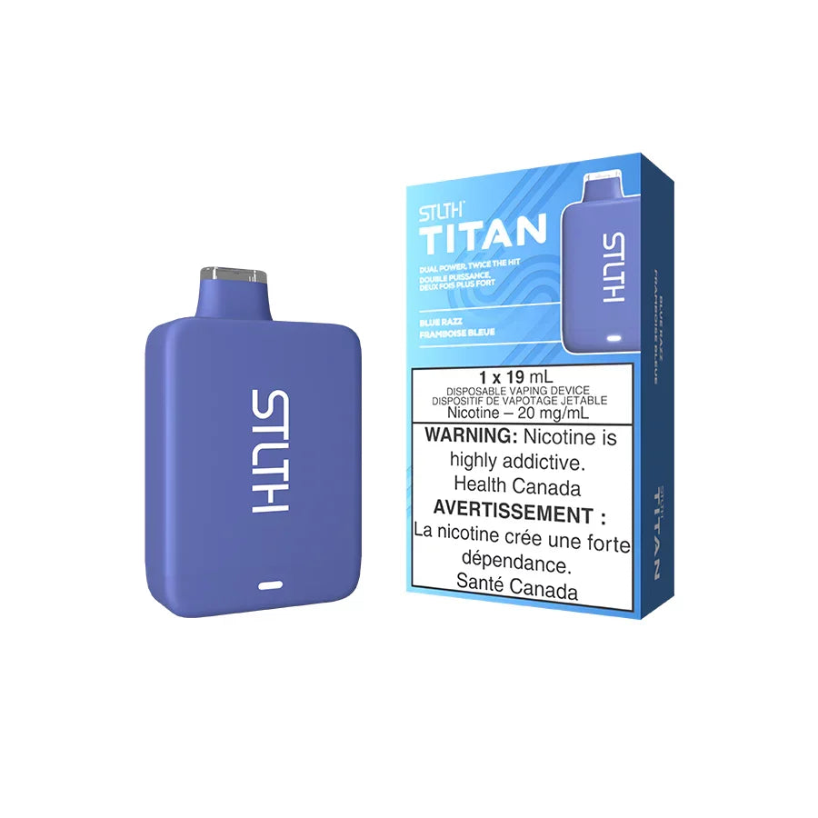 Stlth Titan Rechargeable Vape Blue Razz