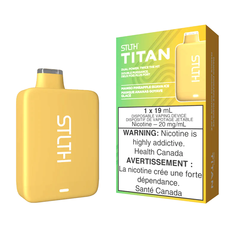 Stlth Titan Rechargeable Vape Mango Pineapple Guava Ice