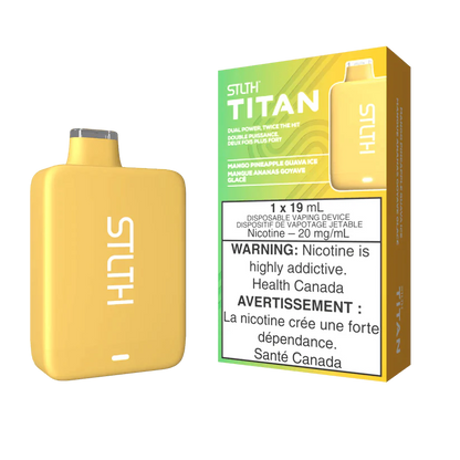 Stlth Titan Rechargeable Vape Mango Pineapple Guava Ice